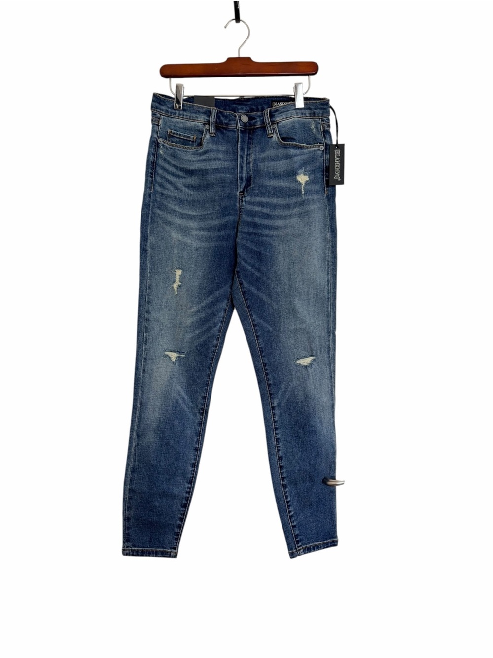 ✨👖BLANKNYC The Bond Distressed Mid-Rise Skinny Jeans – Size 31 NWT